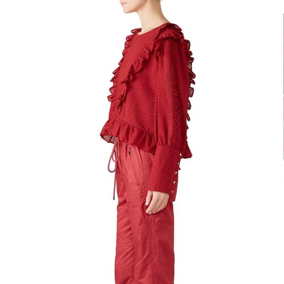 Robert Rodriguez | Laced Charlotte Top Size 4 - Picture 2 of 16